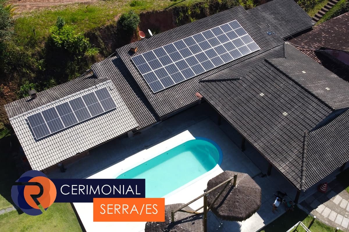 Sistema de energia solar instalado pela RealTec - Cerimonial em Barcelona