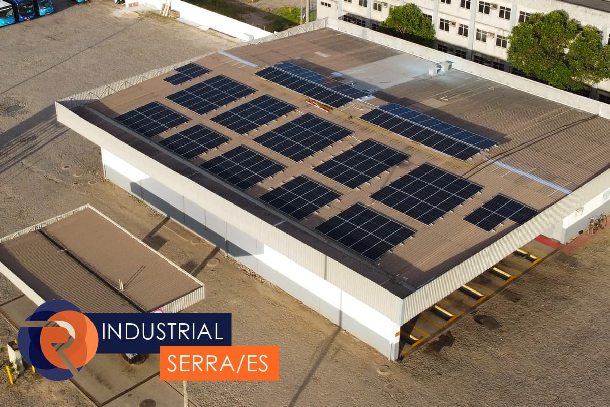 Sistema de energia solar instalado pela RealTec - Industrial em Civit II
