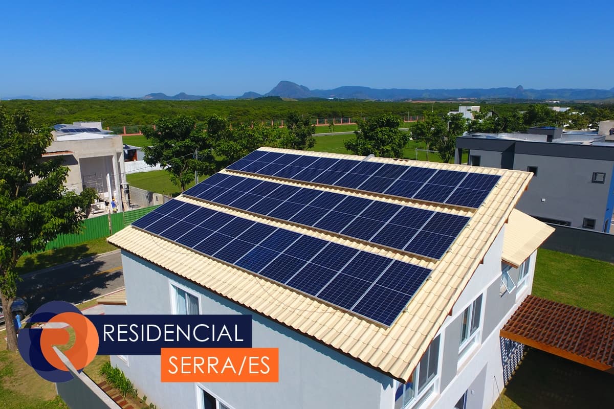 Sistema de energia solar instalado pela RealTec - Residencial em Alphaville