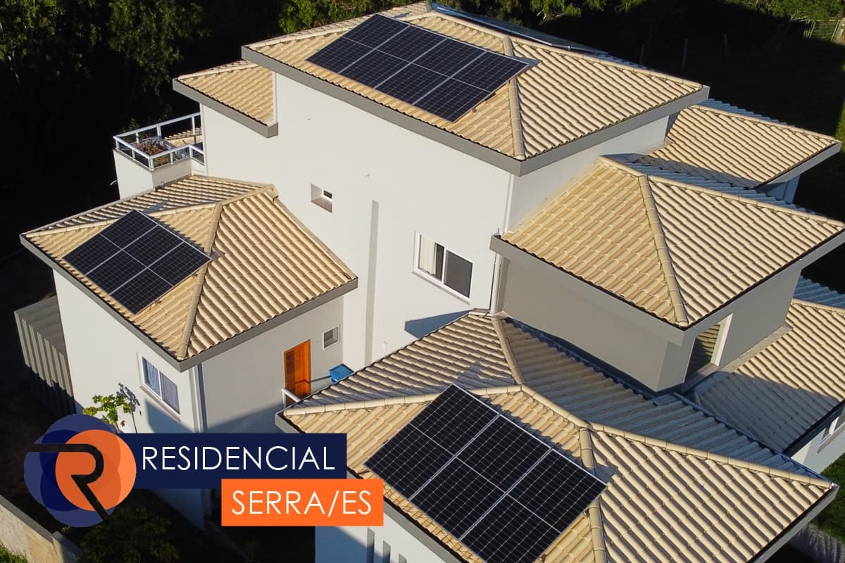 Sistema de energia solar instalado pela RealTec - Residencial em Arquipélago