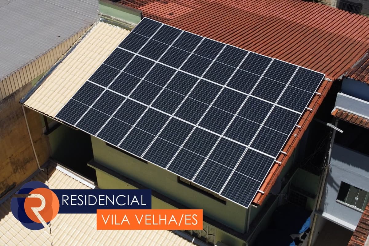 Sistema de energia solar instalado pela RealTec - Residencial em Jardim Asteca
